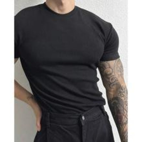 High Elastic Short Sleeve Men T-Shirt